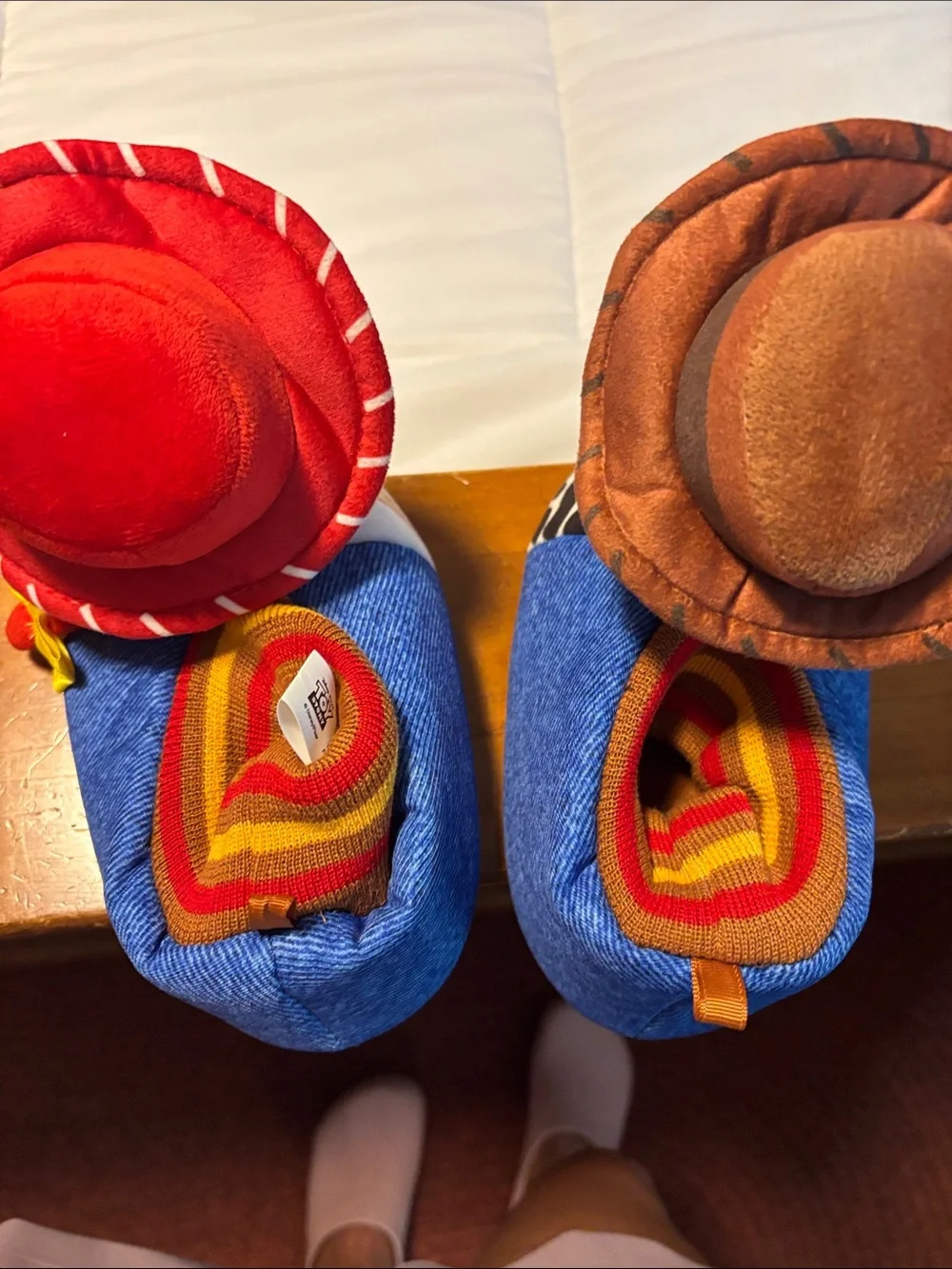 Toy Story Woody & Jessie Plush Slip-On Shoes - Brown, Red, Blue